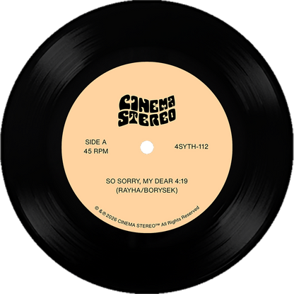So Sorry, My Dear 7" Vinyl